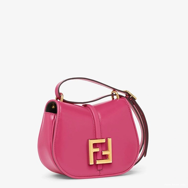 Cheap In Bag Rose Calf Fendi Leather C'mon Mini 0816